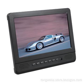 7-inch Mini TFT Colored LCD TV, HD Monitor, 1,024P ResolutionNew